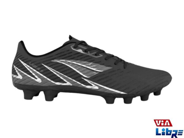 Botin futbol 11 de ecocuero negro
