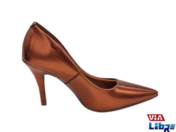 Zapatos stilettos Vizzano de dama color cobre