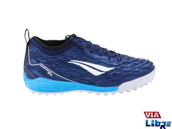 Botin F5 de ecocuero azul/blanco