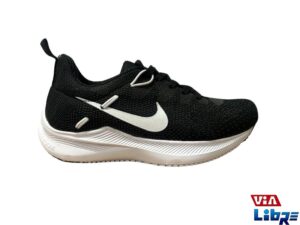 Zapatillas deportivas de macrame negro/blanco