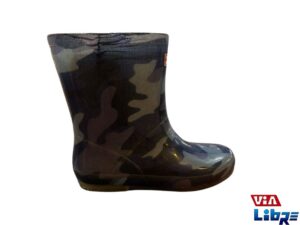 Bota de goma infantil para la lluvia