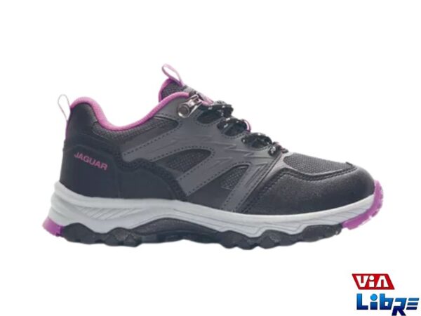 Zapatillas trekking jaguar negro/violeta