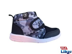 Bota urbana de macrame jaguar camuflado