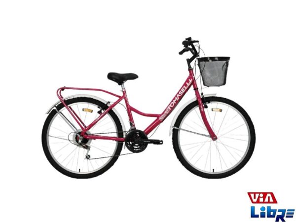 Bicicleta tomaselli Lady 21 velocidades