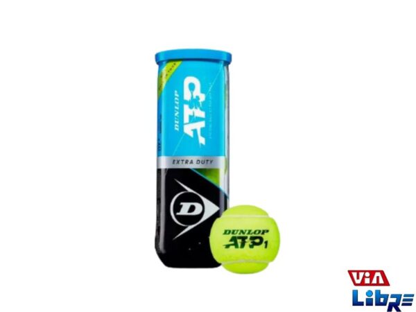 Pelotas de tenis dunlop extra duty tubo x3