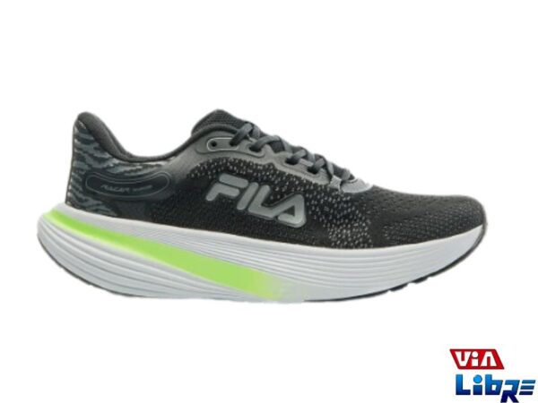 Zapatilla deportiva de macrame fila negro/verde