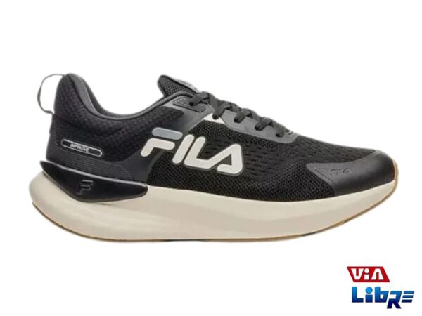 Zapatillas deportivas de macrame fila negro/blanco