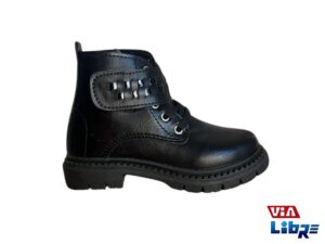 Borcegos de ecocuero negros
