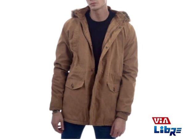 Campera tipo parka abrigada