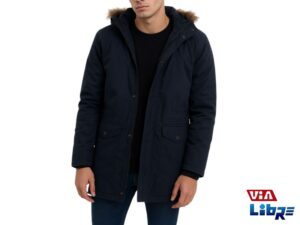 Campera tipo parka de abrigo