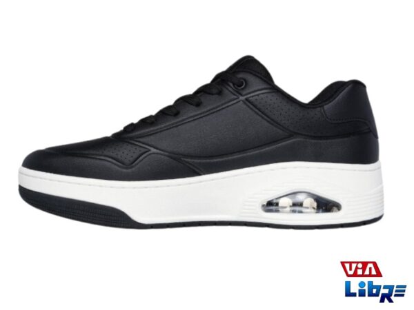 Zapatilla deportiva urbana skechers Negra con camara - Imagen 2