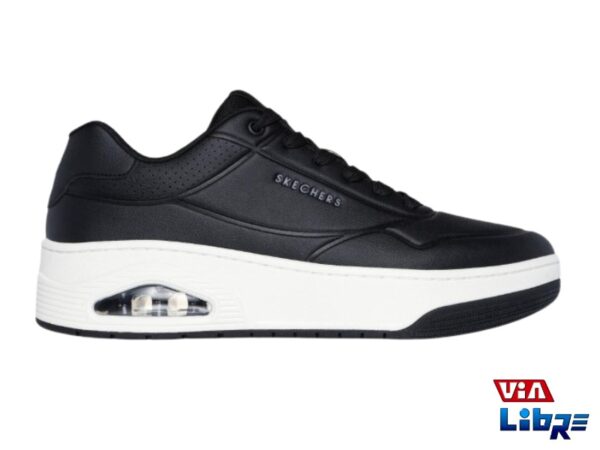 Zapatilla deportiva urbana skechers Negra con camara