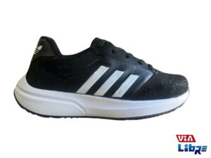 ZApatilla deportiva de macrame negra