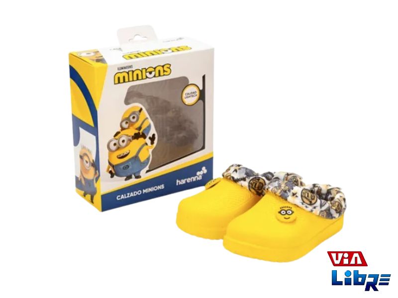 Zueco de goma eva de Minioms      ¡PRRRRRR!  JEJEJ