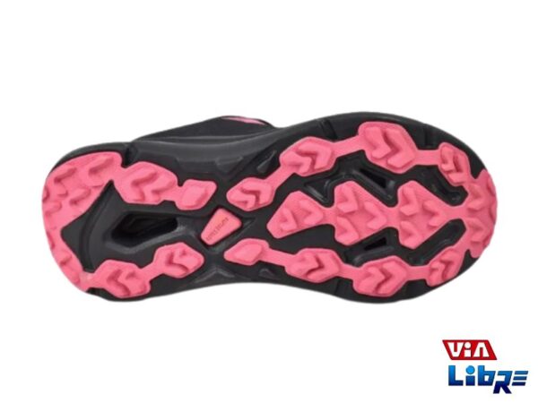 Zapatillas de trekking negro/rosa - Imagen 2