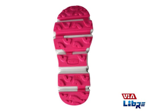 Zapatillas de trekking gris/rosa - Imagen 3