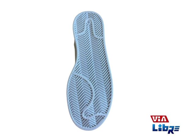 Zapatillas urbanas de ecocuero blancas - Imagen 3