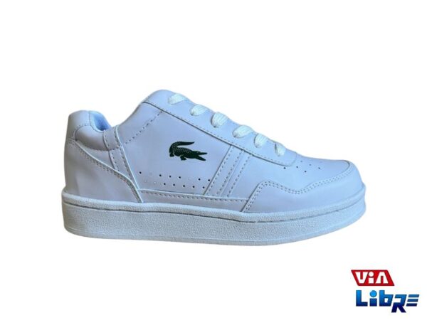 Zapatillas urbanas de ecocuero blancas