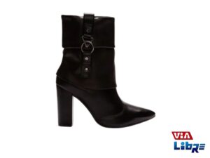 Botas Negras Vizzano Taco Cuadrado