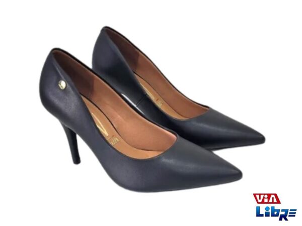 Zapato clasico de dama tipo stiletto negro - Imagen 2