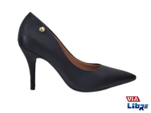 Zapato clasico de dama tipo stiletto negro