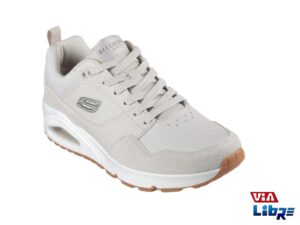 Zapatillas deportivas de macrame skechers blanco/ceniza