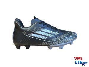 Botin futbol 11 de ecocuero negro