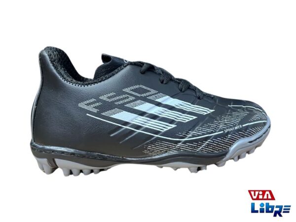 Botin F5 de ecocuero negro