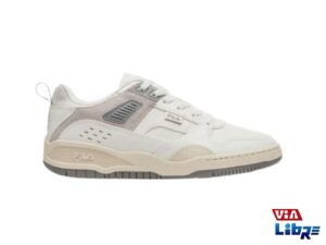 Zapatillas deportivas de macrame fila blanco/gris