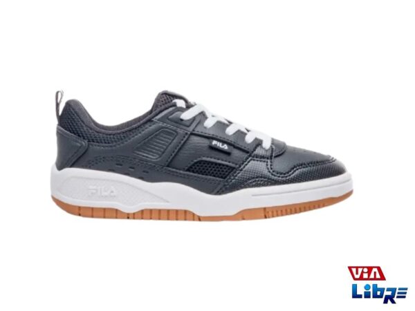Zapatilla deportiva de macrame fila negro/blanco
