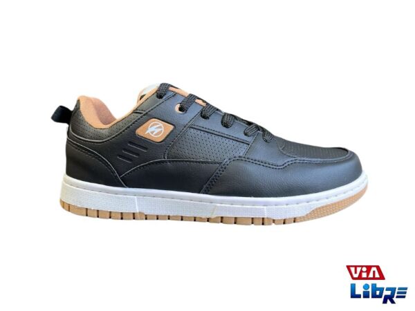 Zapatillas urbanas de ecocuero negras