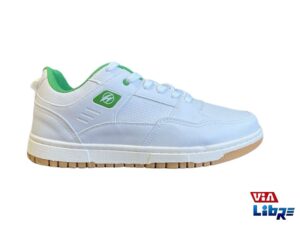 Zapatillas urbanas de ecocuero blancas