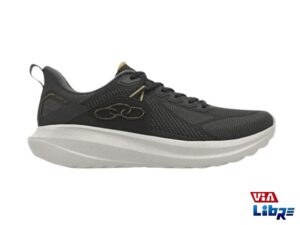 Zapatillas deportivas de macrame negro/gris