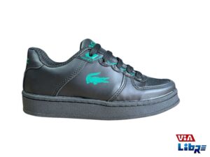 Zapatillas urbanas de ecocuero negras
