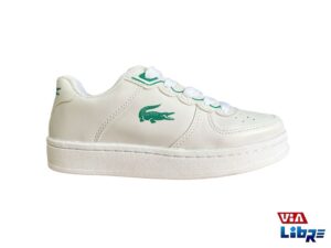 Zapatillas urbanas de ecocuero blancas