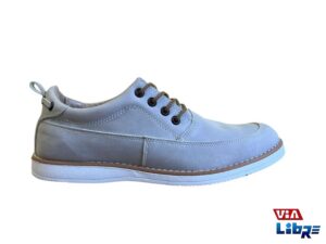 Zapatos de vestir de ecocuero gris