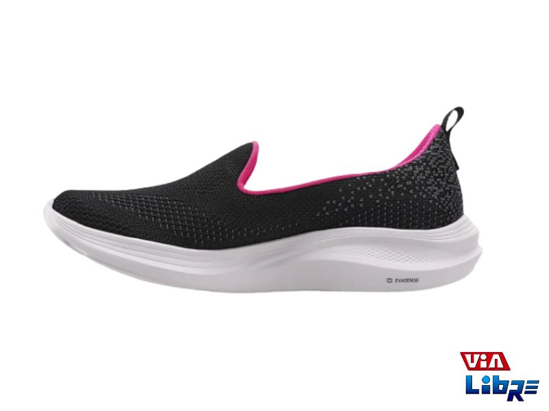 Zapatilla urbana tipo pancha negra - Imagen 2