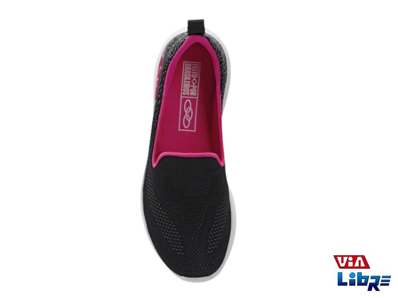 Zapatilla urbana tipo pancha negra - Imagen 3