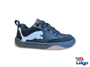 Zapatillas urbanas de ecocuero negras