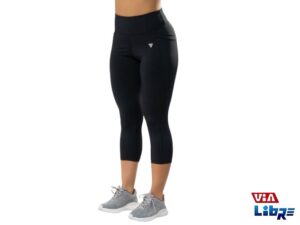 Calza con bolsillo negra