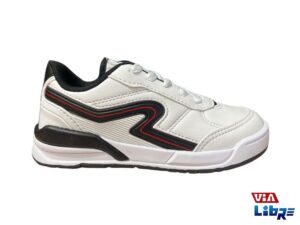 Zapatillas urbanas de ecocuero blancas