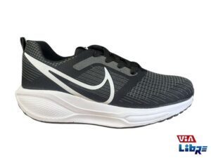 Zapatillas deportivas de macrame negro/blanco