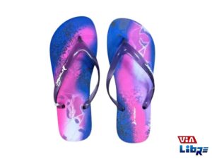 Ojota playera de goma rider azul