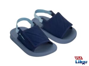 Chinela playera de goma rider azul