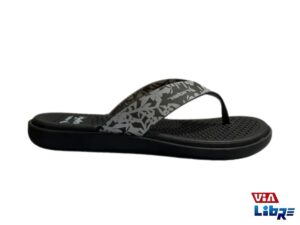 Ojota playera de goma rider negra