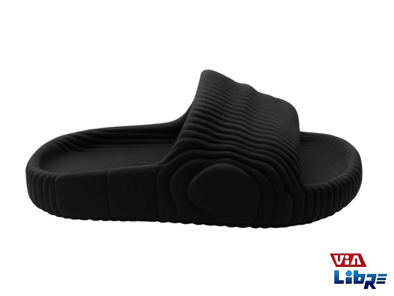 Chinela de goma eva negra