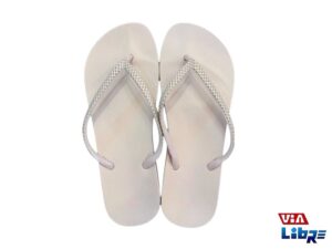 Ojota playera de goma eva beige