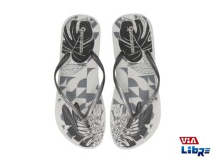 Ojota playera de goma eva gris