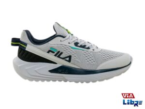 Zapatilla deportiva de macrame fila azul