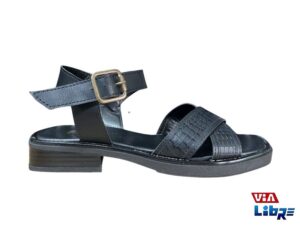 Sanadalia baja de ecocuero negra